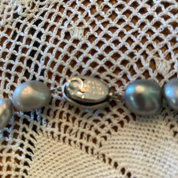 Honora Pearls 20” Baroque Pearl Necklace soft SILVER GRAY Classic! - Picture 6 of 10